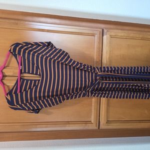 XXX Jumpsuit Navy/Burnt Orange